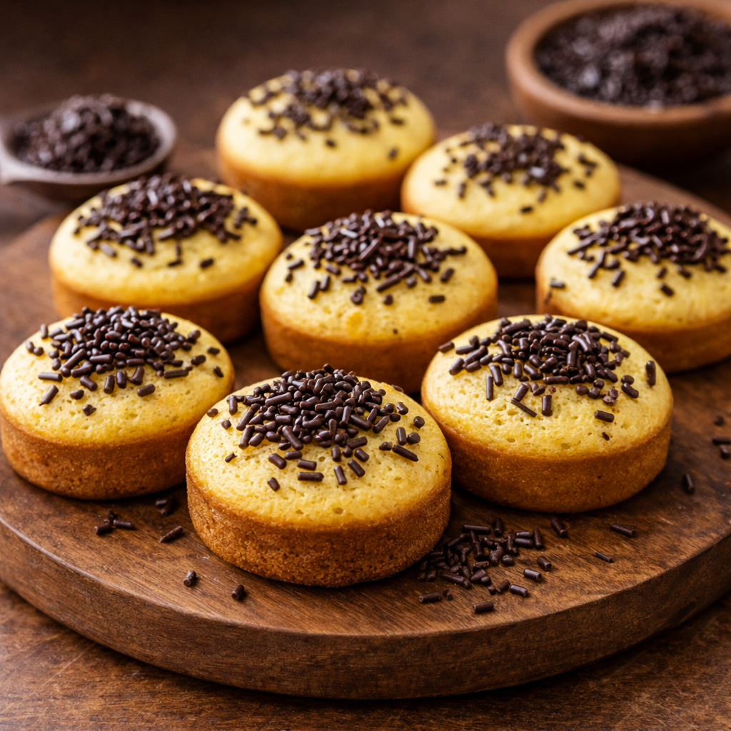 Kue Cubit Original Eat and Eat – kue cubit rasa original dengan meses coklat