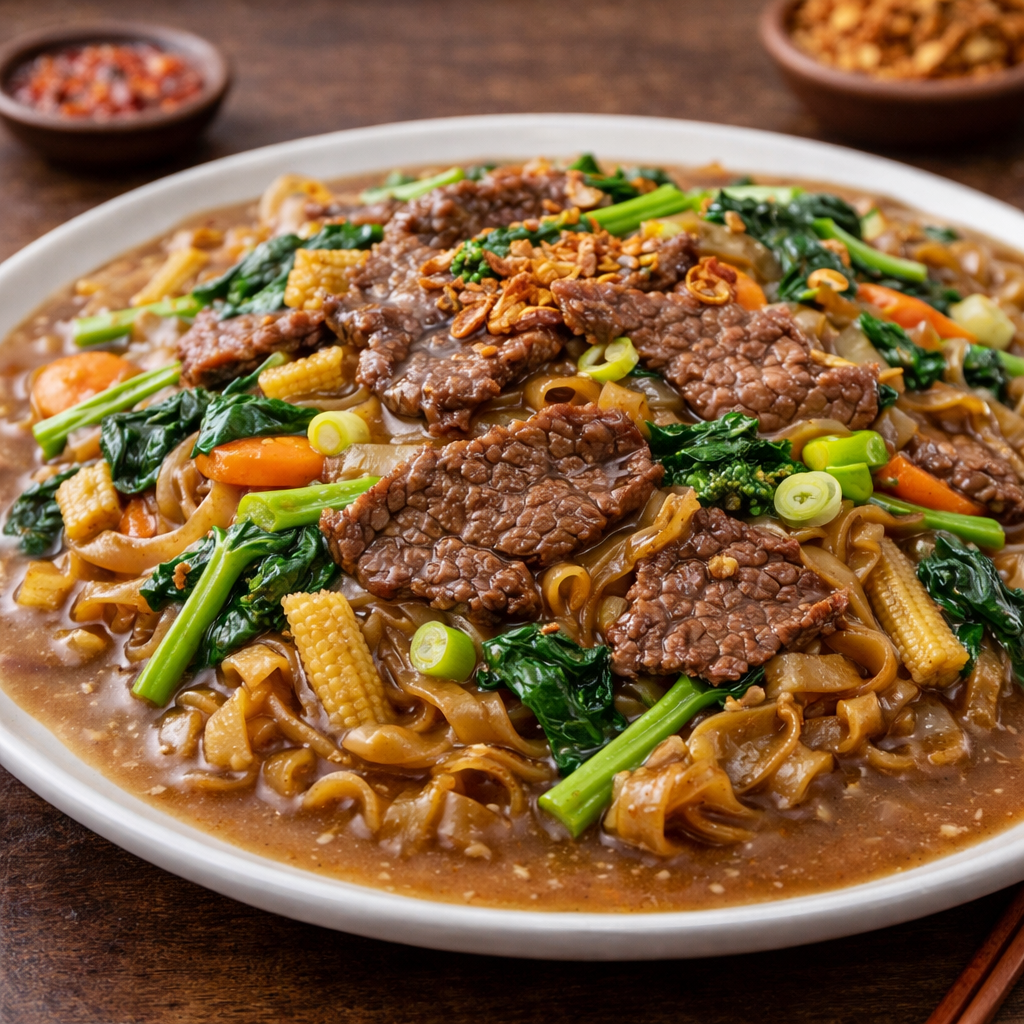 Kwetiaw Siram Sapi Eat and Eat – kwetiaw dengan siraman kuah daging sapi