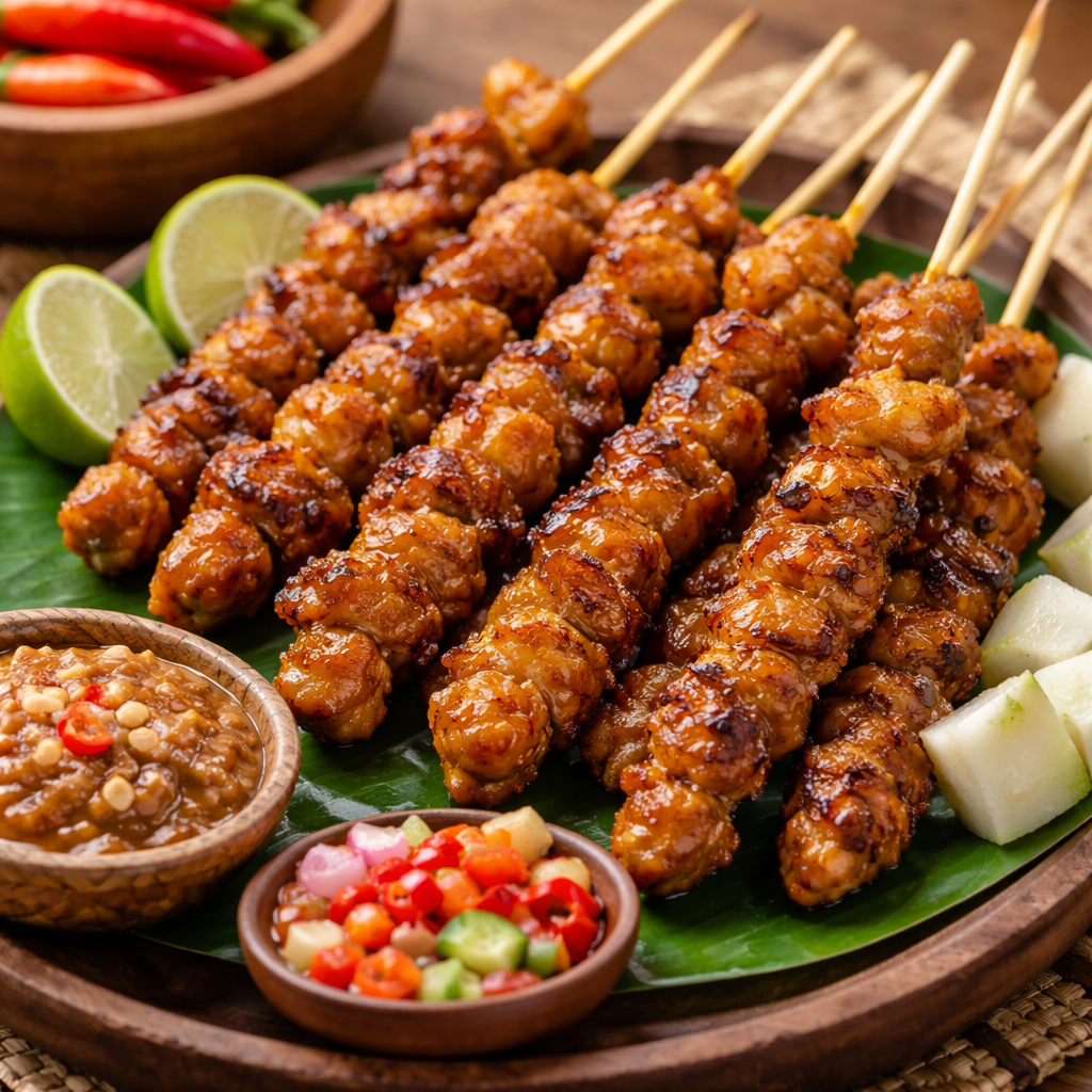 Sate Ayam Kulit Eat and Eat – sate kulit ayam dengan bumbu pilihan